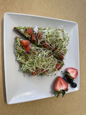 Best avocado toast ever!  at Little Palm in Fort Myers Beach