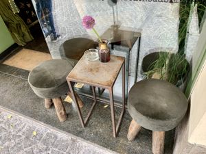 table at Salotto 42 in Rome