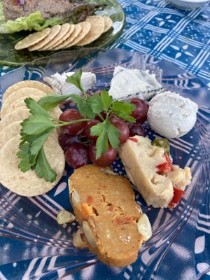 Cheese plate at Bloodroot in Bridgeport