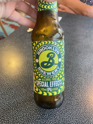 Tasty alcohol free beer   at Cafe Populaire in Fribourg