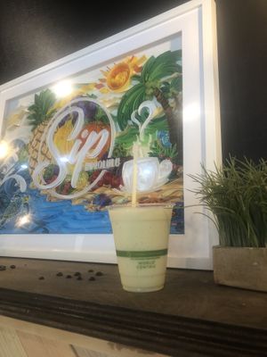 Delicious Vegan Dole Whip Smoothie  at Sip Honolulu in Honolulu