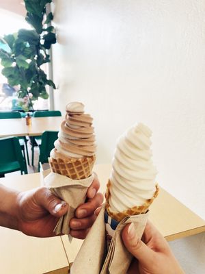 Make room for the soft serve!  at Garden Grill in Las Vegas