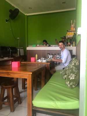 Sitting area  at Teratai Vegetarian in Ubud