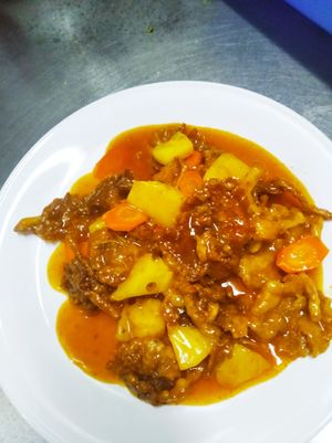 Sweet and Sour Crispy Mushroom at Teratai Vegetarian in Ubud