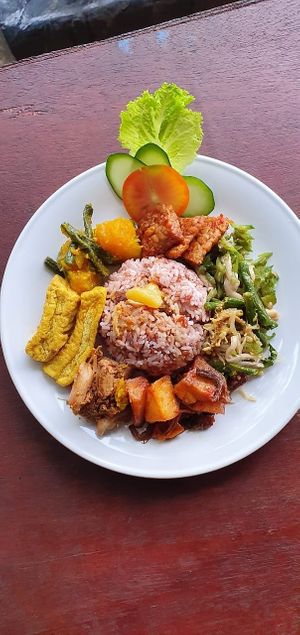 Nasi Campur at Teratai Vegetarian in Ubud
