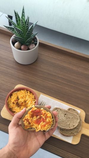 Vegan cheddar cheese at 7T Healthy in Bu Quwah