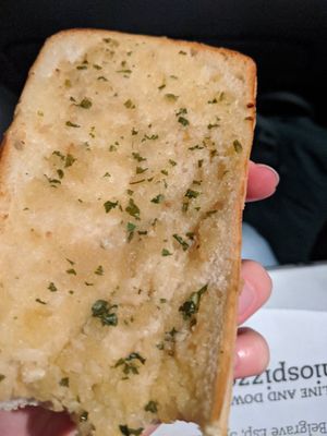 Garlic bread at Antonio's Pizzeria in Sylvania Waters