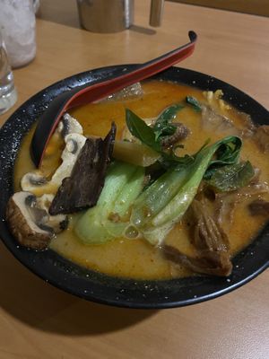 Smoked (smocked) duck laksa  at Sky in Port Adelaide
