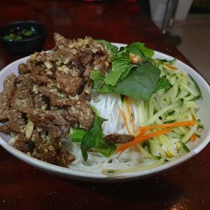 Stirfry mock beef at Sky in Port Adelaide