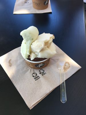 That’s the small portion  at Amorino - Carmelitas in Porto