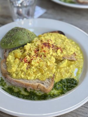 Tofu scramble   at Cafe Rust in Brighton