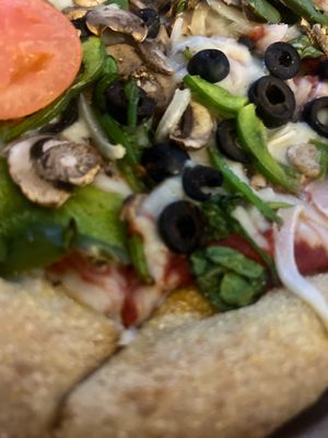 Ask for the vegan menu   at Mellow Mushroom in Winston-salem