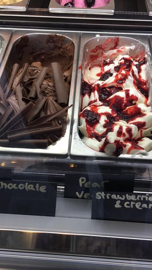 Freshly made gelato at House of Gelato in Preston