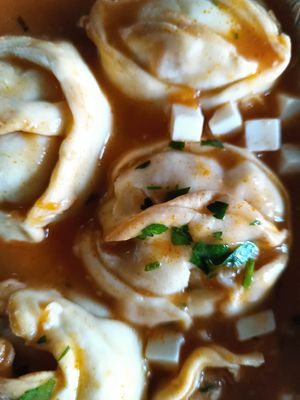 Mani with vegan Feta cheese at Doppeltsolecker in Dortmund