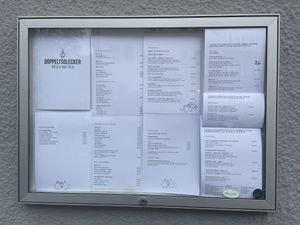 Menu  at Doppeltsolecker in Dortmund