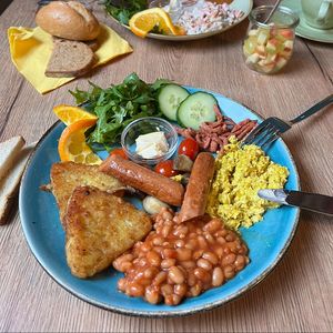 Veganes englisches Frühstück  at Doppeltsolecker in Dortmund