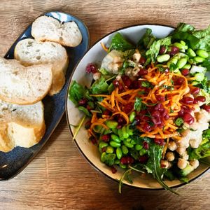 Veganer Salat at Doppeltsolecker in Dortmund