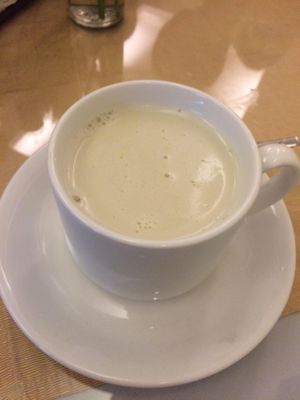 Homemade Soy/Mung/Peanut Hot 'Milk' :)

A delicious drink, and it doubles as a dessert with the addition of some sugar! at Thien Duyen Ben Thanh in Ho Chi Minh City