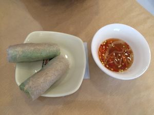 Shredded pork roll - Bi Cuon at Thien Duyen Ben Thanh in Ho Chi Minh City