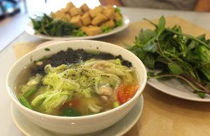 Amazing Vietnamese soup  at Thien Duyen Ben Thanh in Ho Chi Minh City