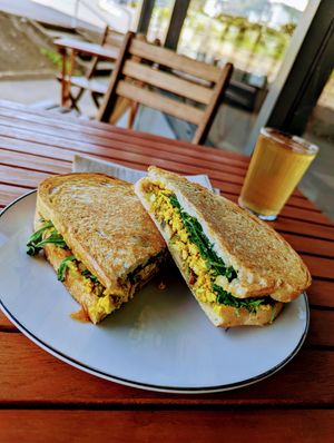 Breakfast Toastie 💚💚💚 at Mr Booch in Mangerton