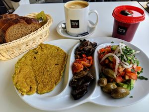 Arresting at Aroma in Tel Aviv