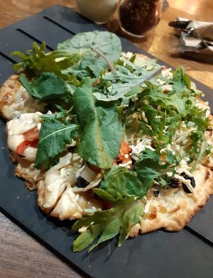 Farmers Market Veggie - Vegan on Gluten Free Crust at Angry Otter Tap & Forno in North Vancouver