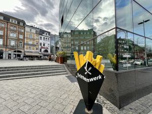 posh store front  at Frittenwerk - Holzgraben in Aachen