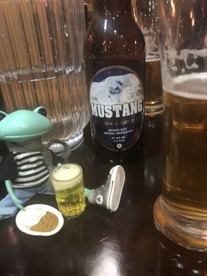 Nepalese Beer at The Mustang in Farrer