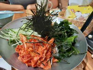 Vegan Bibimbap at Vegan Daily 半半食室 - BànBan Shí Shì in Taichung