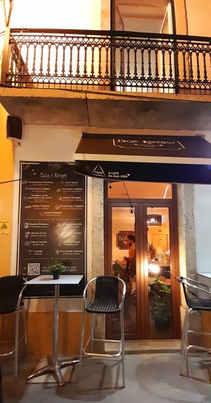 Exterior at Bom Remédio Café in Sines