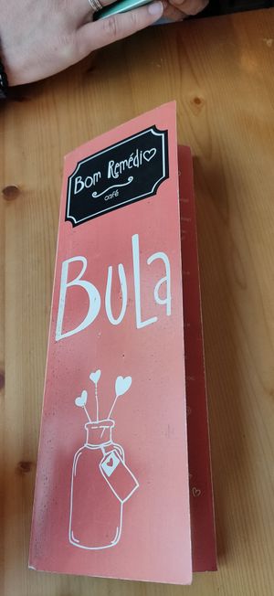 Menu at Bom Remédio Café in Sines