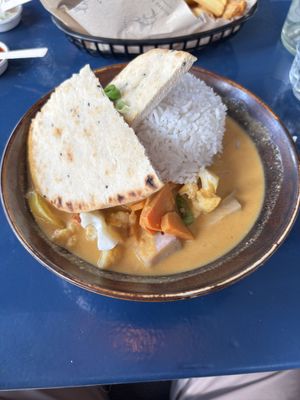 Vegan curry  at De Marlijn in Schiermonnikoog