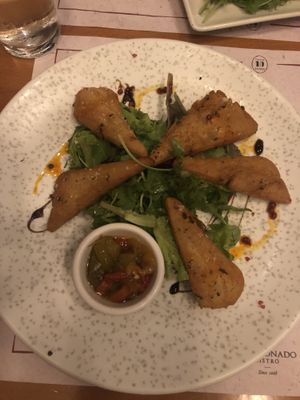 Vegan starter at Maldonado Bistro in Ir-rabat Ghawdex
