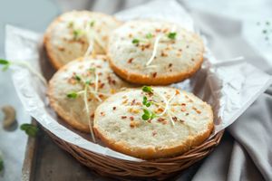 Vegan Cheesy Garlic Bread at La Cane Bistro in Mumbai