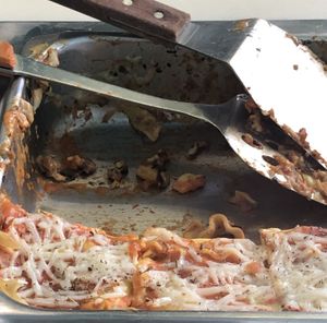 Mushroom lasagna at Marie Health Food in Hatillo