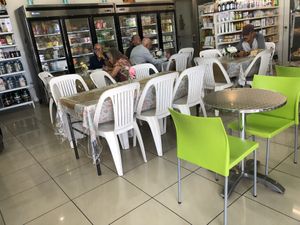 Ample seating, squeaky clean at Marie Health Food in Hatillo