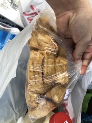 Fried Tofu with USDA Organic Soy Beans at Tofu 101 in Bellevue