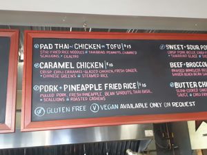 Vegan Pad Thai on the menu at Foo in Victoria