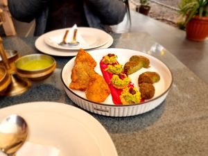 Plato inicial at Indian Box in Santiago