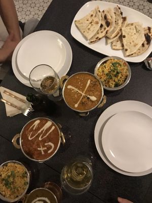 No chicken masala & kalai kofta  at Indian Box in Santiago