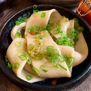 Hand-pulled noodles. at Paisano in Helsinki