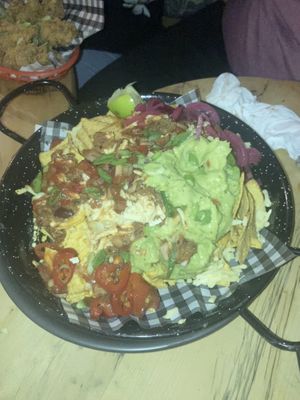 Bean nachos   at Good Companions in Brighton
