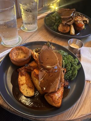 Vegan Sunday roast   at Good Companions in Brighton