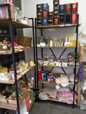 Their toiletries at Le Panier Vrac in Cannes