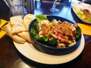 Vegan buddha bowl at HS-1 Cafe Bar in Isle Of Lewis