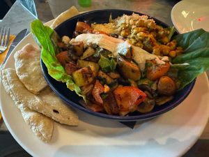 Vegan Buddah Bowl at HS-1 Cafe Bar in Isle Of Lewis