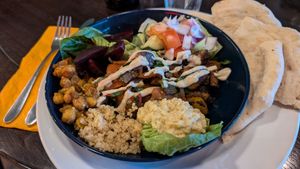 Budda bowl at HS-1 Cafe Bar in Isle Of Lewis