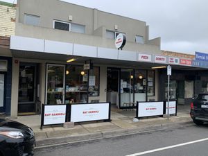 Shop front at Eat Cannoli in Preston