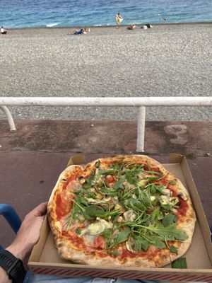 Vegan Pizza „Vegetalien"  at Da Francesco in Nice